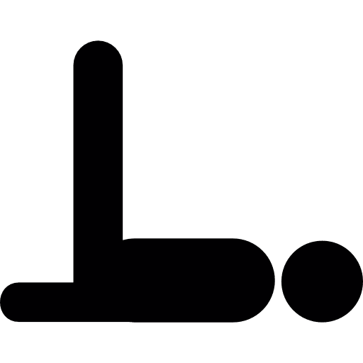 Man doing yoga sports gymnast exercise icon