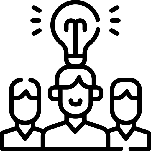Brainstorming brainstorming innovation people icon