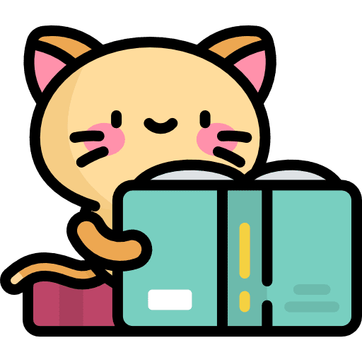 Kitty feline domestic book icon