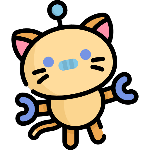 Kitty pet robot cat icon Kitty pet robot cat icon