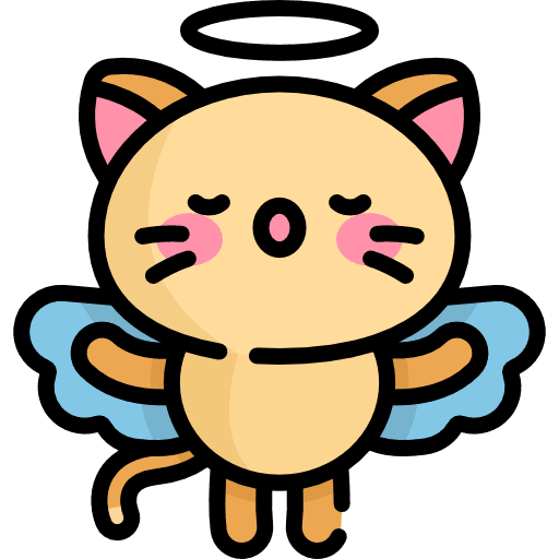 Kitty breed angel feline icon Kitty breed angel feline icon