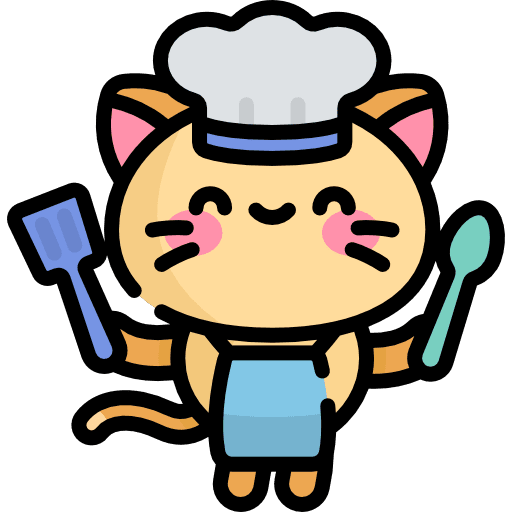Kitty chef domestic pet icon Kitty chef domestic pet icon