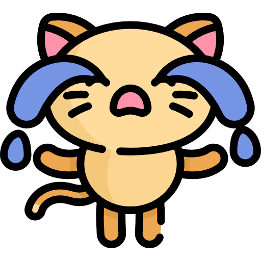 Kitty domestic cry feline icon Kitty domestic cry feline icon