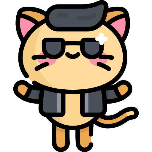 Kitty domestic feline cool icon Kitty domestic feline cool icon