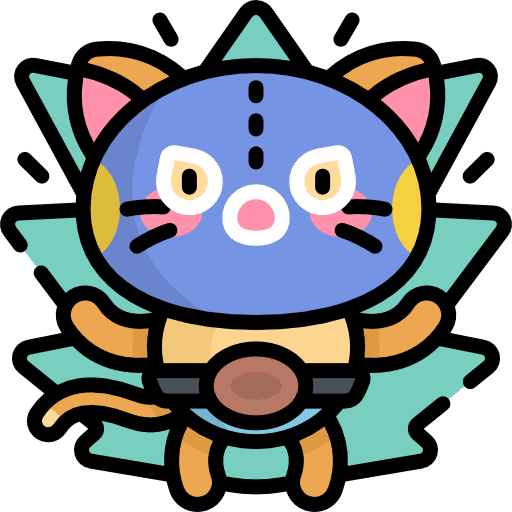 Kitty domestic feline fighter icon Kitty domestic feline fighter icon