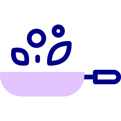 Frying pan fried pan frying icon