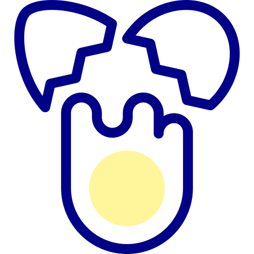 Egg eggs broken cooking icon Egg eggs broken cooking icon