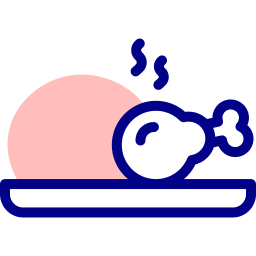 Roast chicken meal gastronomy roasted turkey icon Roast chicken meal gastronomy roasted turkey icon