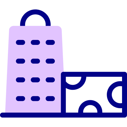 Cheese grater kitchenware food cooking equipment icon Cheese grater kitchenware food cooking equipment icon