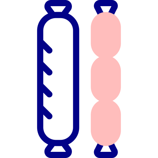 Sausages food and restaurant fast food sausage icon Sausages food and restaurant fast food sausage icon