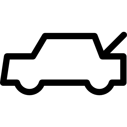 Trunk vehicle car shapes icon Trunk vehicle car shapes icon