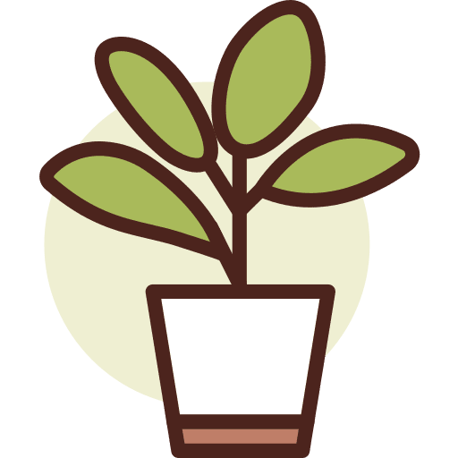 Botanic gardening nature farming and gardening icon