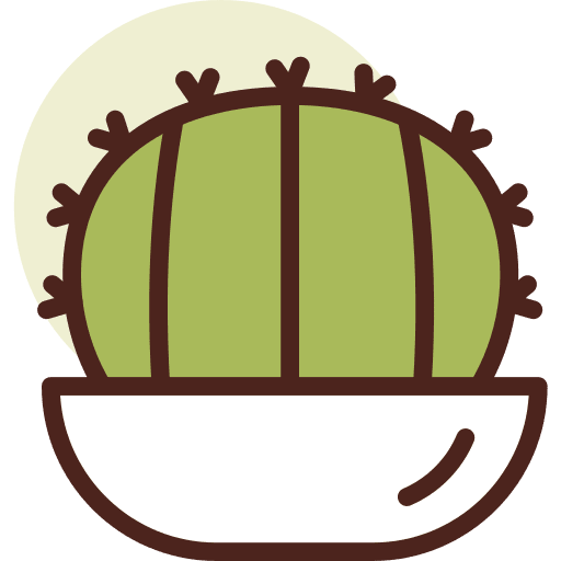 Botanic plant gardening pot icon