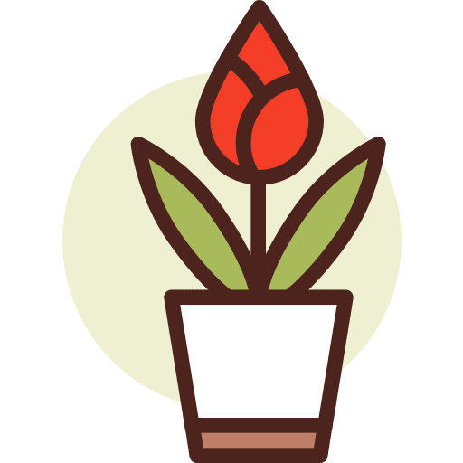 Botanic botanic gardening tulip icon Botanic botanic gardening tulip icon