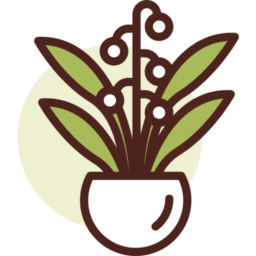 Botanic gardening pot farming and gardening icon Botanic gardening pot farming and gardening icon
