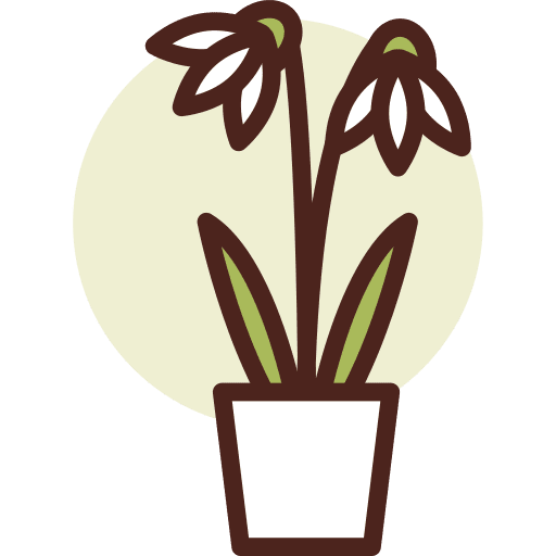 Botanic pot gardening plant icon Botanic pot gardening plant icon