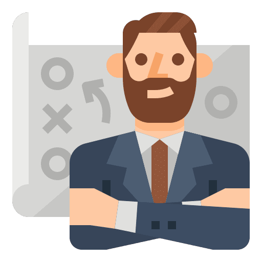Manager people job manager icon