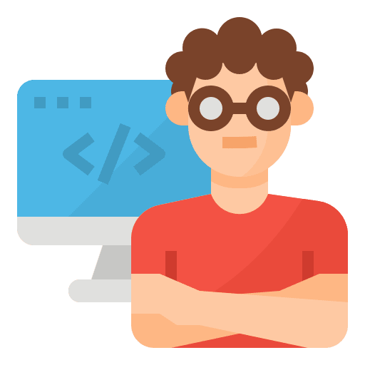 Programmer programmer occupation professions and jobs icon