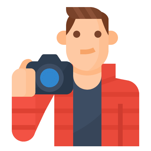 Photographer people occupation professions and jobs icon Photographer people occupation professions and jobs icon