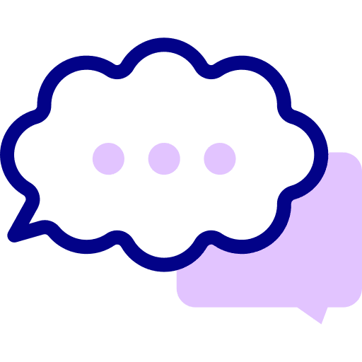 Speech bubble communications message conversation icon Speech bubble communications message conversation icon