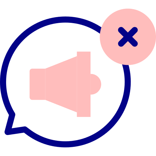 Speech bubble megaphone communications marketing icon Speech bubble megaphone communications marketing icon