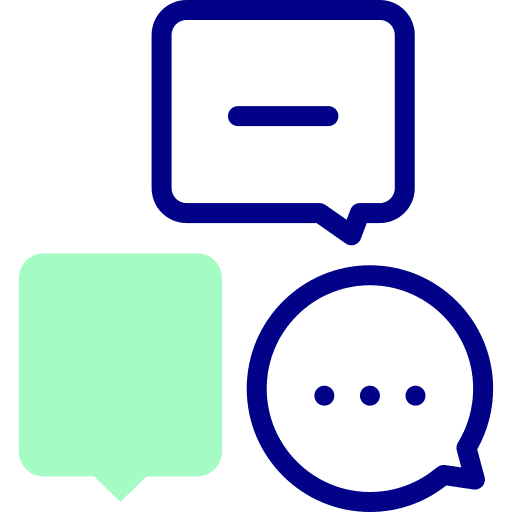 Speech bubble message dialogue communications icon Speech bubble message dialogue communications icon