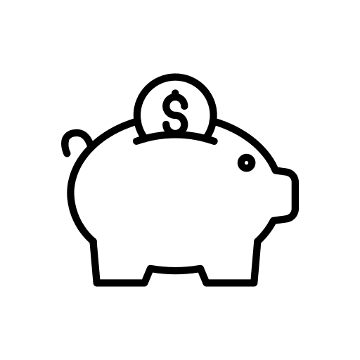 Piggy bank savings piggy piggy bank icon