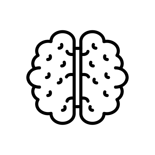 Brain business and finance brain idea icon