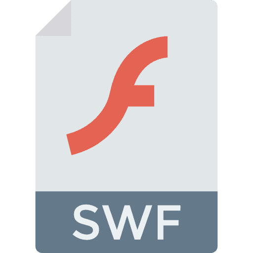 Swf swf file format interface swf format icon