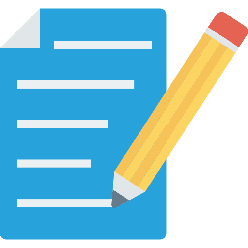 Contract paper business contract icon