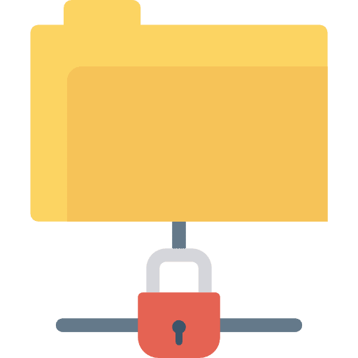 Folder data storage interface sftp icon