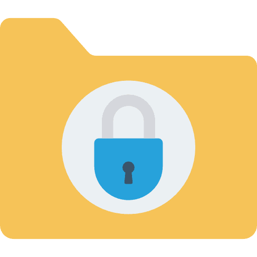 Folder folder data storage interface icon