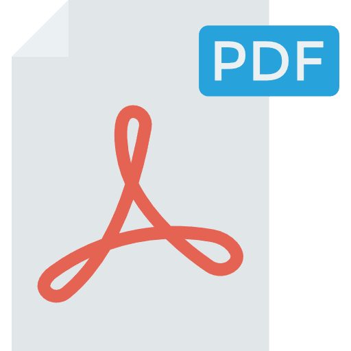 Pdf files and folders document format icon