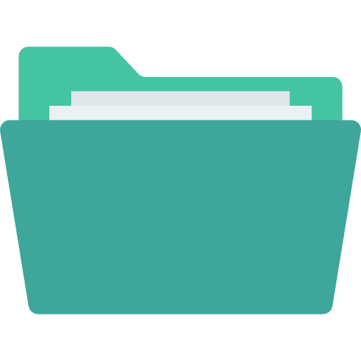 Folder file storage data storage interface icon