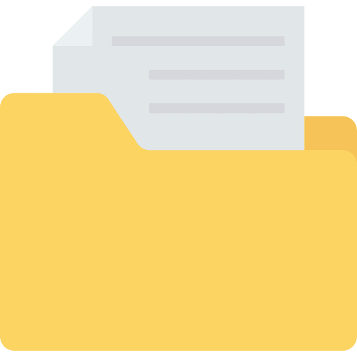Folder folder file storage office material icon