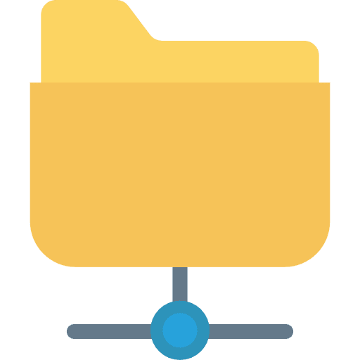Folder office material folder storage icon