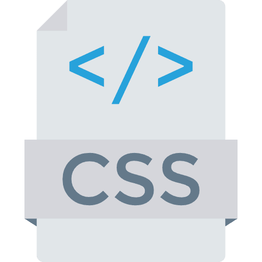 Css css css file format interface icon