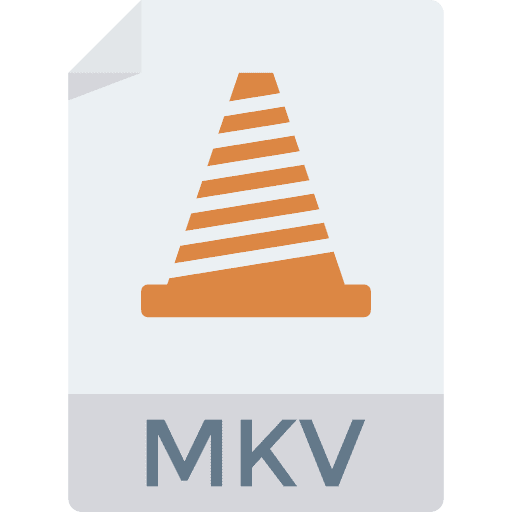 Mkv document file archive icon