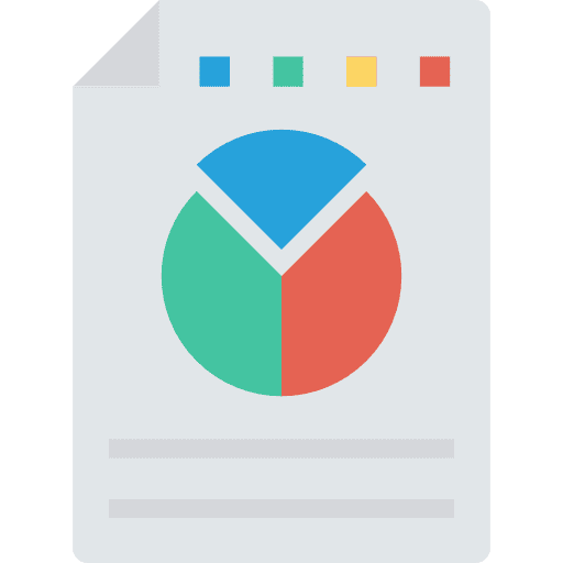 Analytics business seo and web profits icon