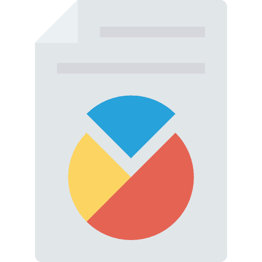 Analytics profits seo and web statistics icon