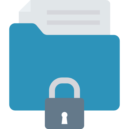 Folder office material interface storage icon