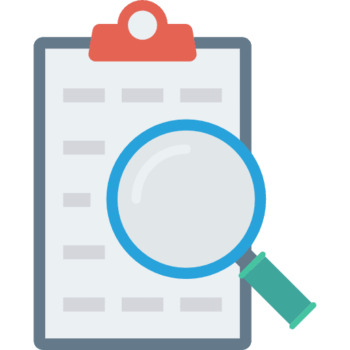 Clipboard verification checking education icon