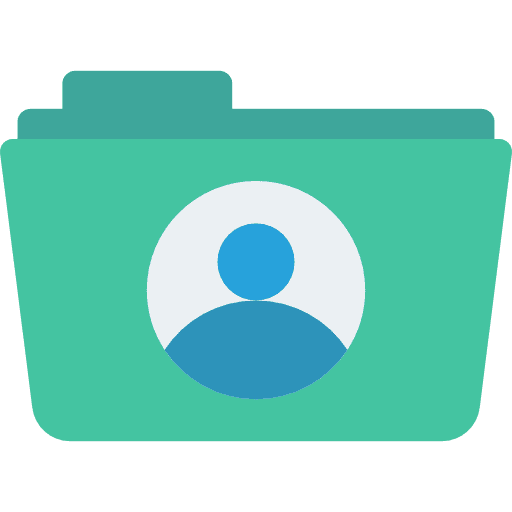 Folder files and folders office material data storage icon