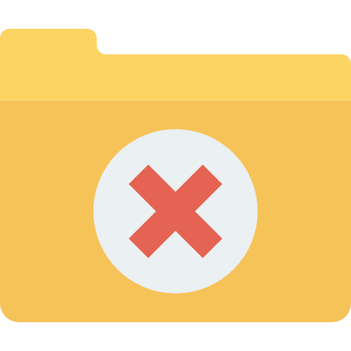 Folder interface office material file storage icon