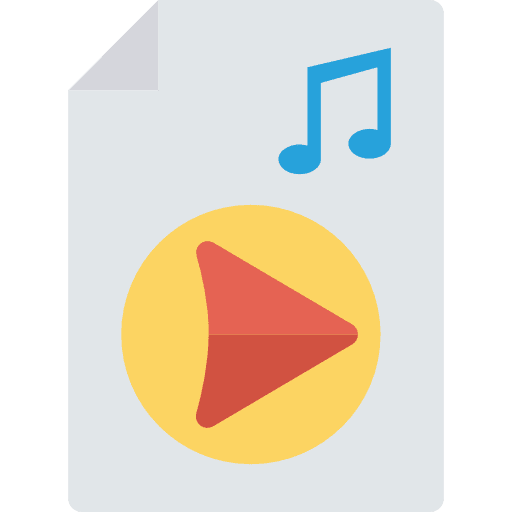 Video file archive documents interface icon