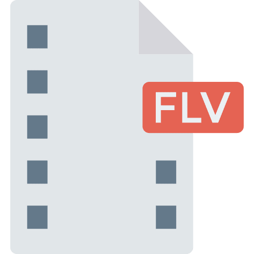 Flv files and folders file extension icon