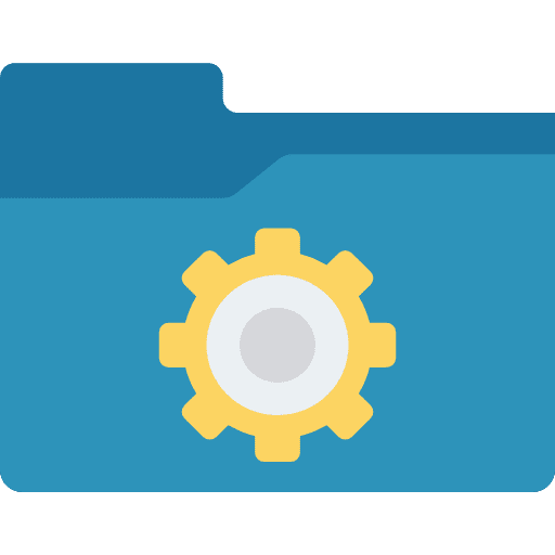 Folder interface storage files and folders icon