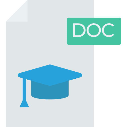 Doc document archive file icon
