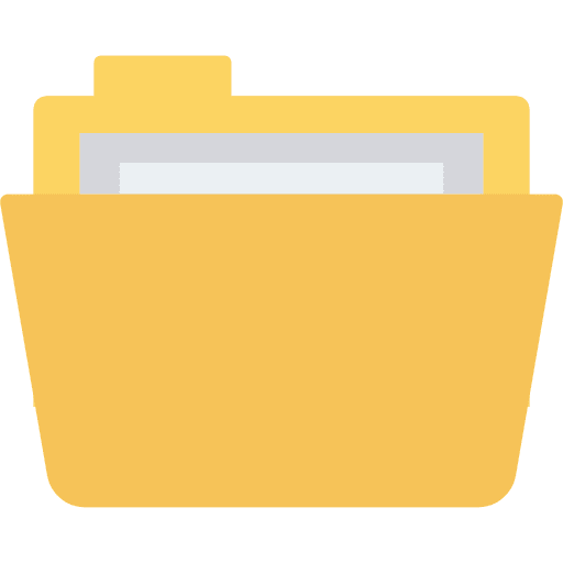 Folder office material files and folders folder icon