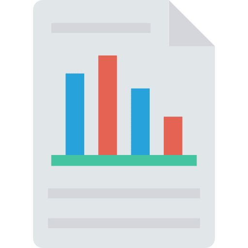 Analytics files and folders file interface icon